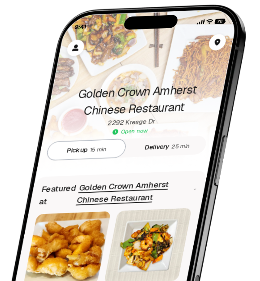 Golden Crown Amherst Chinese Restaurant app preview