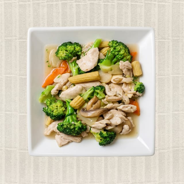 Chicken with Broccoli.