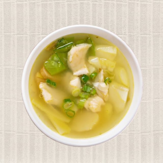 Chicken Sub Gum Soup.