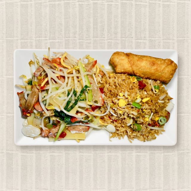 1. Pork Chow Mein Platter.