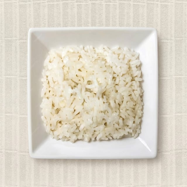 Steamed White Rice.
