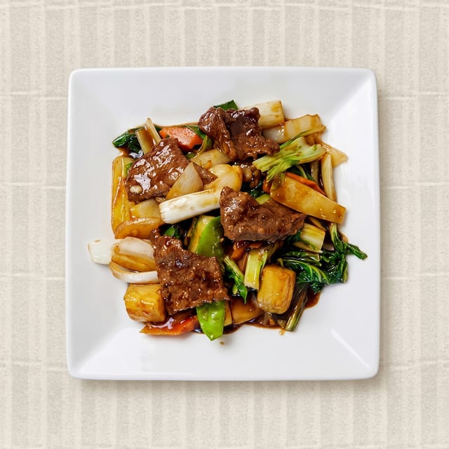 Beef with Chinese Vegetable.