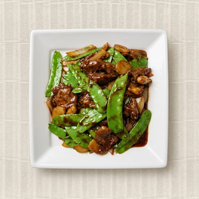 Beef with Snow Pea Pods.