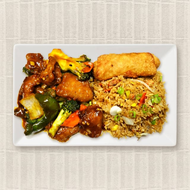 42. General Tso Chicken Platter.